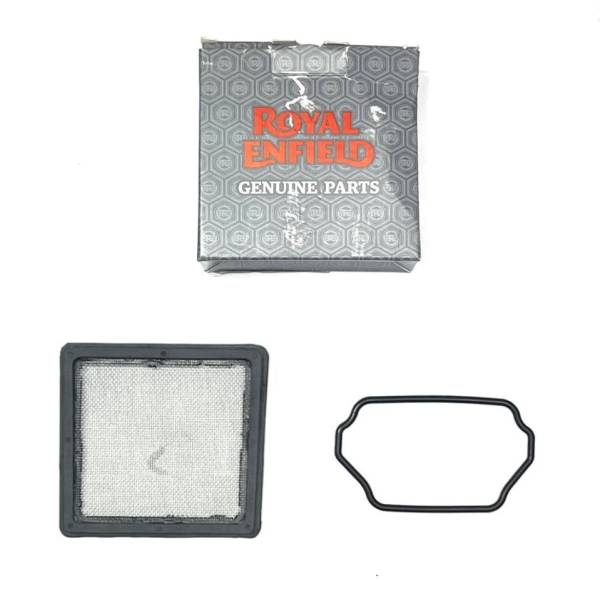 D01 Filtro de Tamiz 411 Incluye O´ring Tapa Carter 411 Himalayan y Scram Repuesto