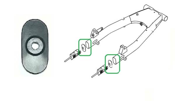N70  Tapa Trasera Tensor  411/650 #1 Multi-Modelos Accesorios