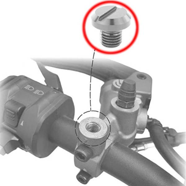 G18 Roscas Espejos Metalica Negras (#Par) Accesorios    Varios
