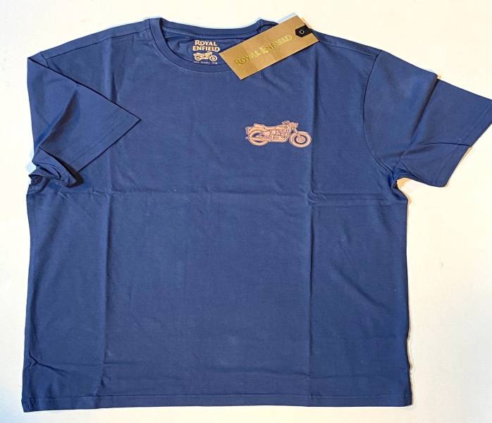 Polera Original RE Azul Jeans  Talla US: M Poleras        RE Originales Poleras