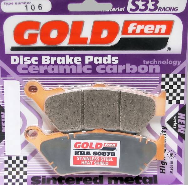 D14 Pastillas Freno Delanteras Sintetizadas Gold Fren Multi-Modelos Accesorios