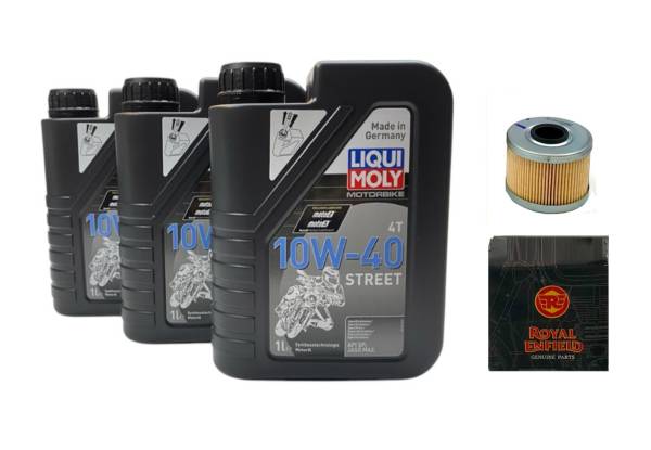 B62 C/Aceite 452 10w40 3 Litros 452 Himalayan  Nuevo Modelo Mantención
