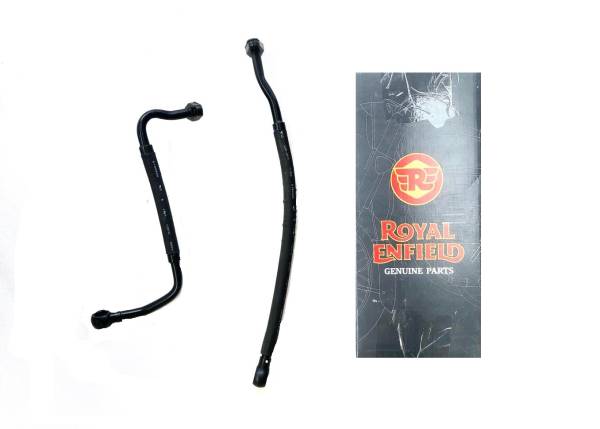 Q47 Kit Mangueras Radiador de Aceite  * Semi Nuevas 411 Himalayan y Scram Repuesto