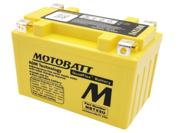 Enfield Parts Repuestos y accesorios para Royal Enfield 0B09U Motobatt Himalayan y Modelos 350 AGM Amp 10.5 CCA 160 Baterias y Lubricantes Baterias